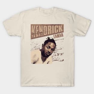 Kendrick lamar // Brown Vintage T-Shirt